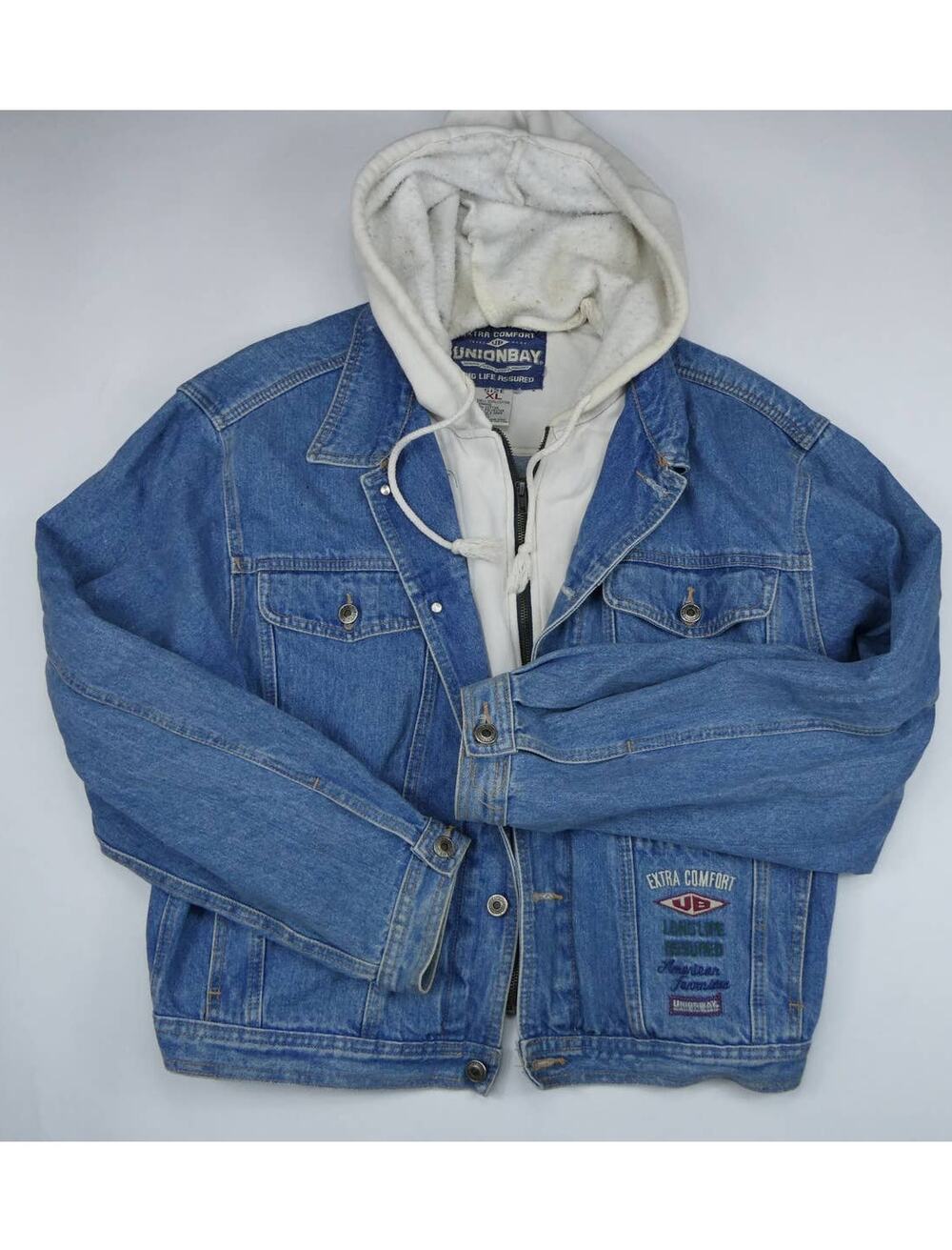 vintage 90s Unionbay denim jacket, XL fits like a large